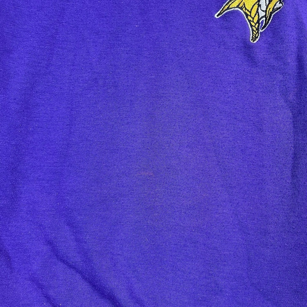 Vintage 90s Minnesota Vikings Logo 7 Crewneck NFL Football Sweater Size XL - Picture 4 of 11